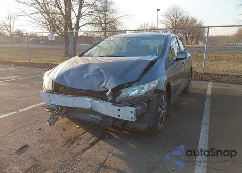 2013 Honda Civic Ex z USA, uszkodzony, nr VIN 19XFB2F81DE240314